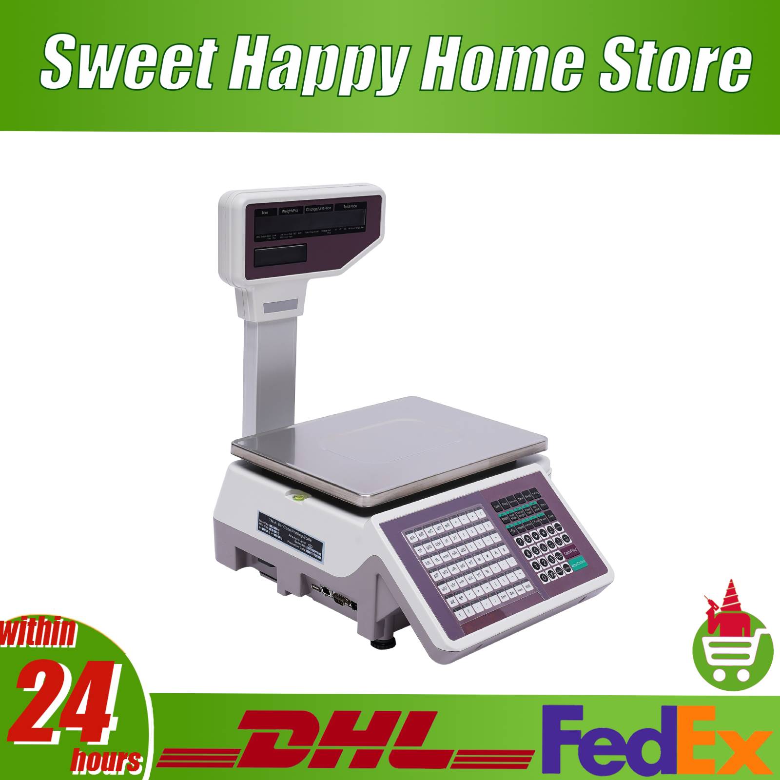 Commercial Printing Shop - Label Printing Scale 30kg Commercial Barcode
