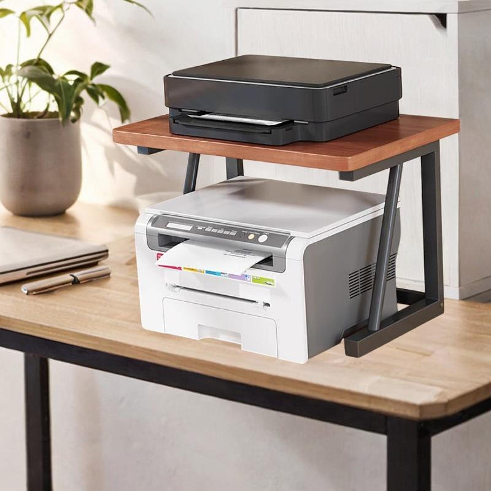 Commercial Printer - Desktop Printer Shelf 2 Tiers Desk