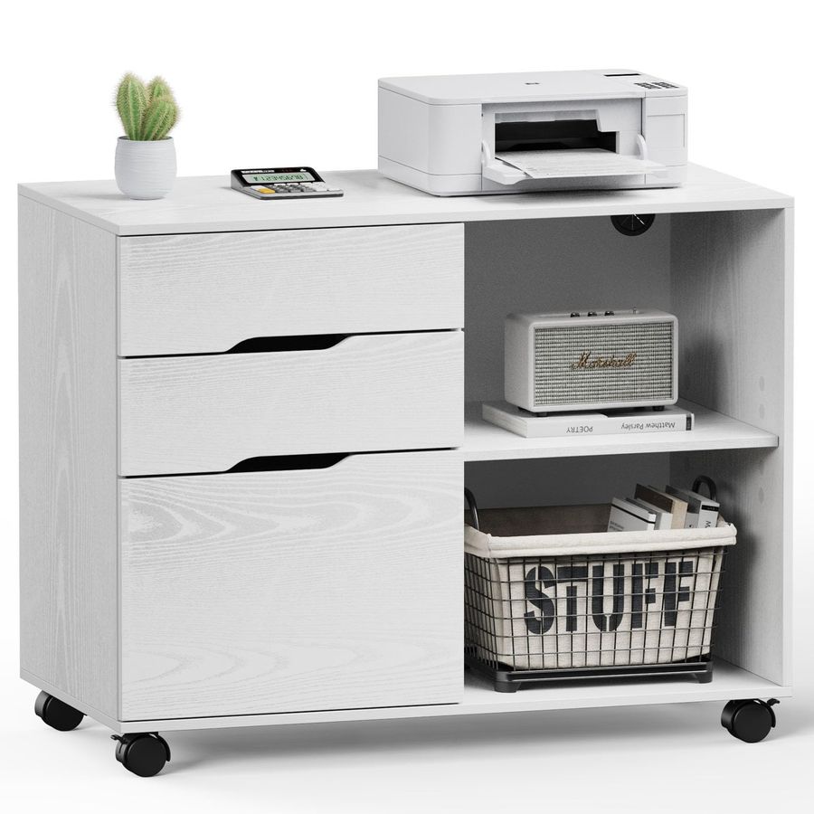 Commercial Printer - Lateral File Cabinet with 3 Drawers