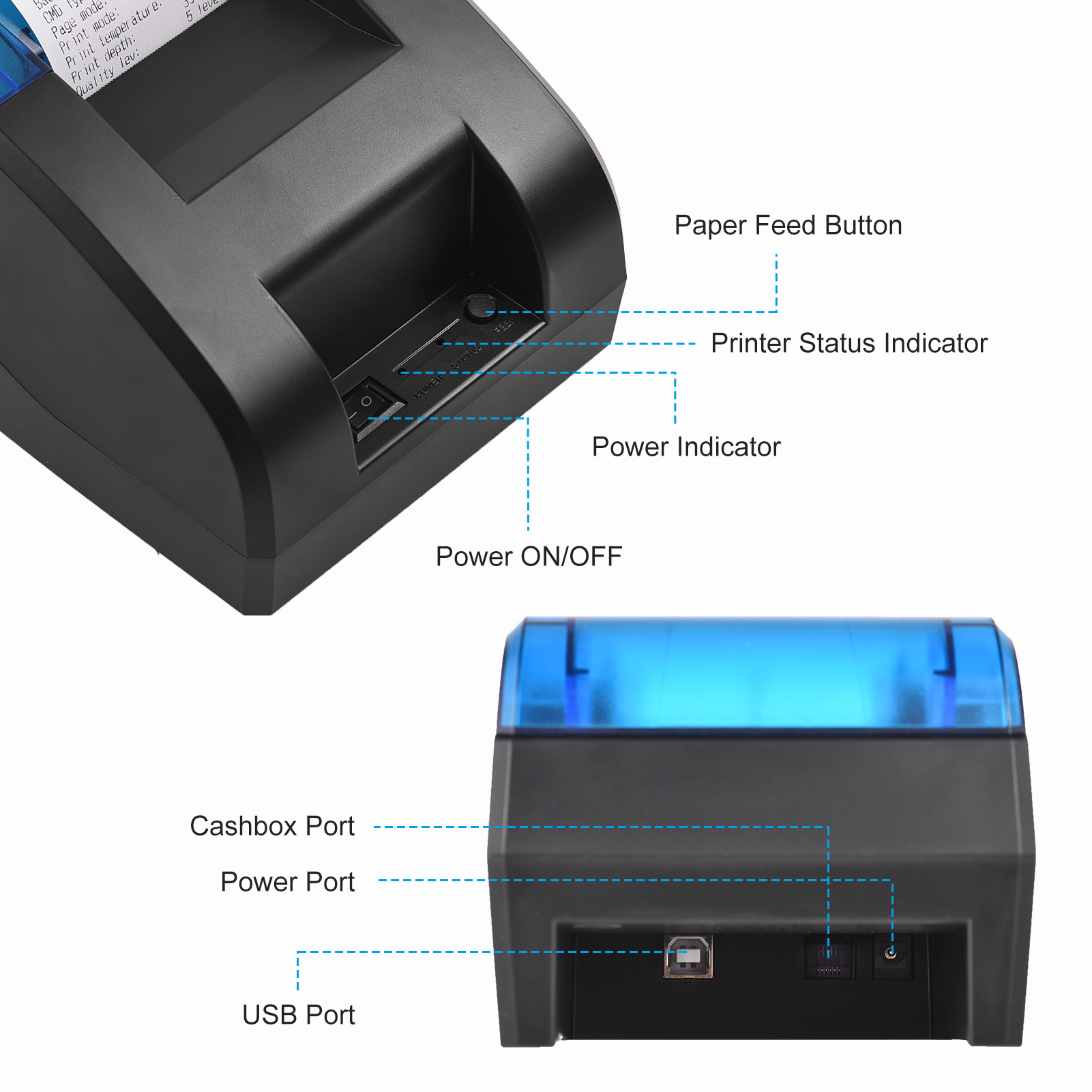 58mm Thermal Receipt Printer D - Commercial Printing Shop のレビューと価格