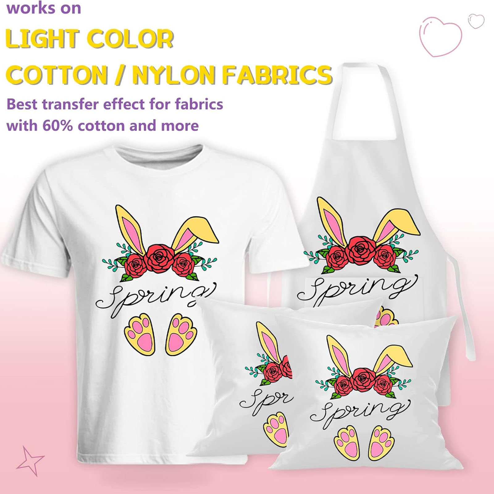 5 Sheets A4 Heat Transfer Pape - Printable Heat Transfer Vinyl のレビューと価格