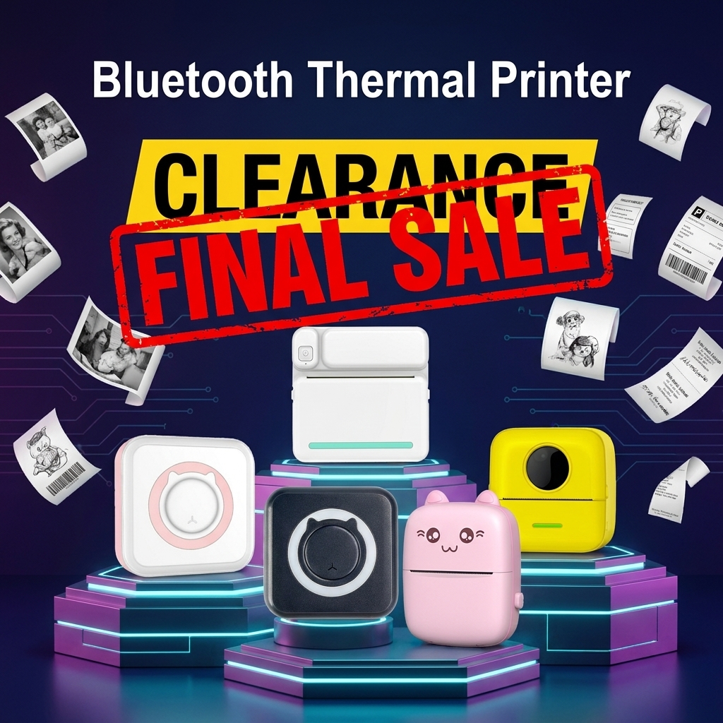 Kids Mini Printer Inkless Blue - Commercial Book Printing Machines のレビューと価格