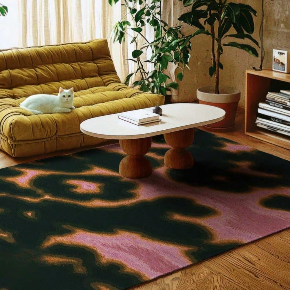 Animal Print Pink Green Area R - Commercial Printing Items のレビューと価格