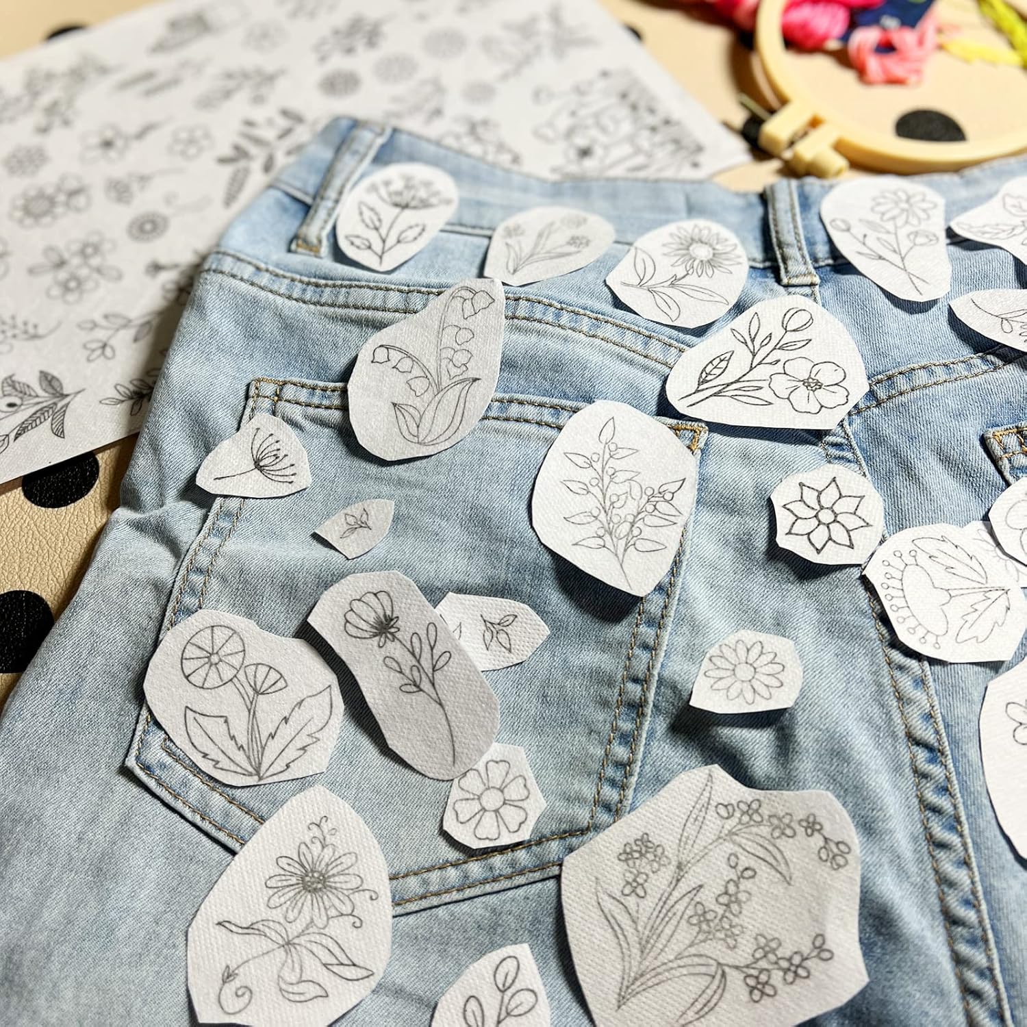 72Pcs Water Soluble Stabilizer - Embroidery Stabilizer Backing のレビューと価格