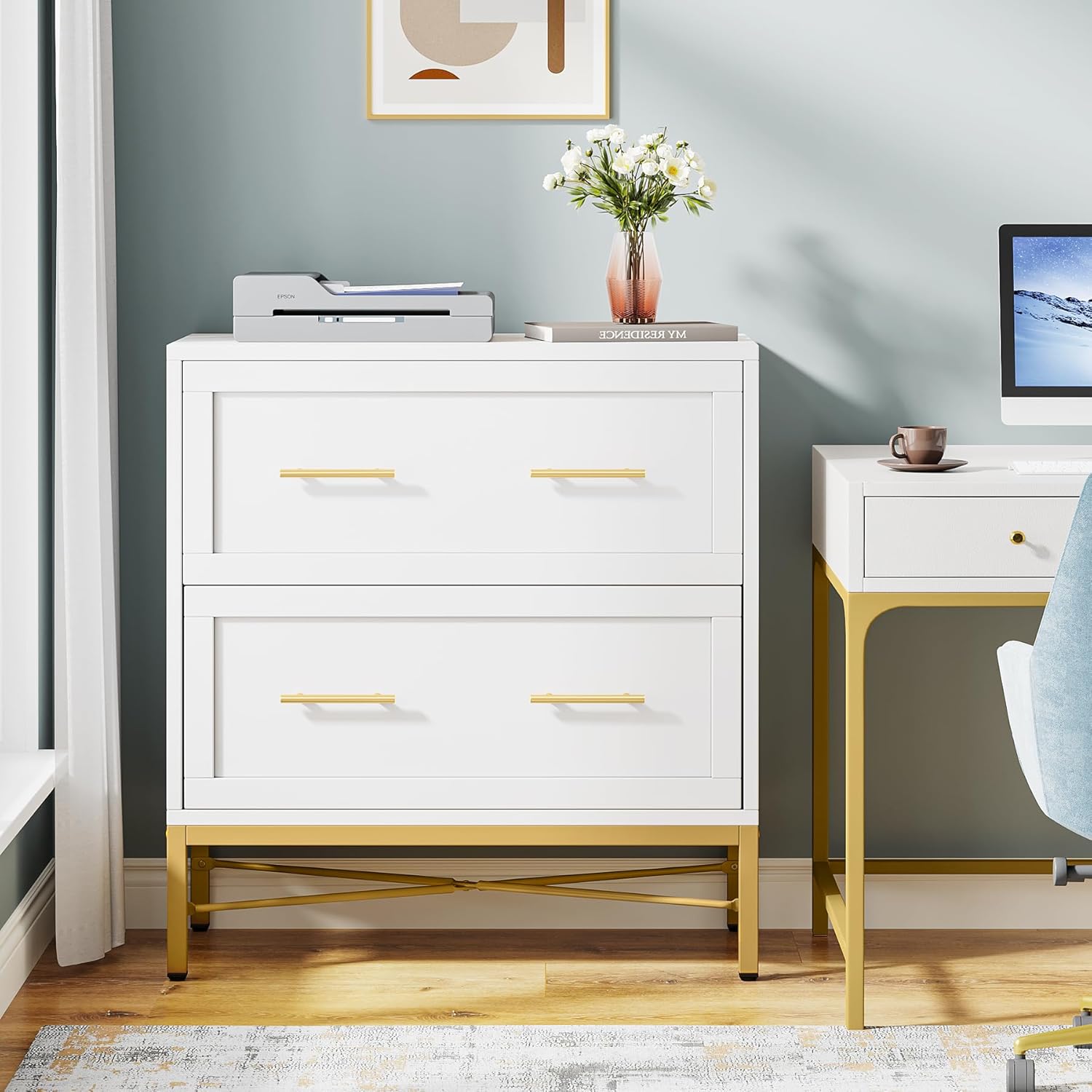 Modern 2 Drawer Lateral File C - Commercial Printer のレビューと価格