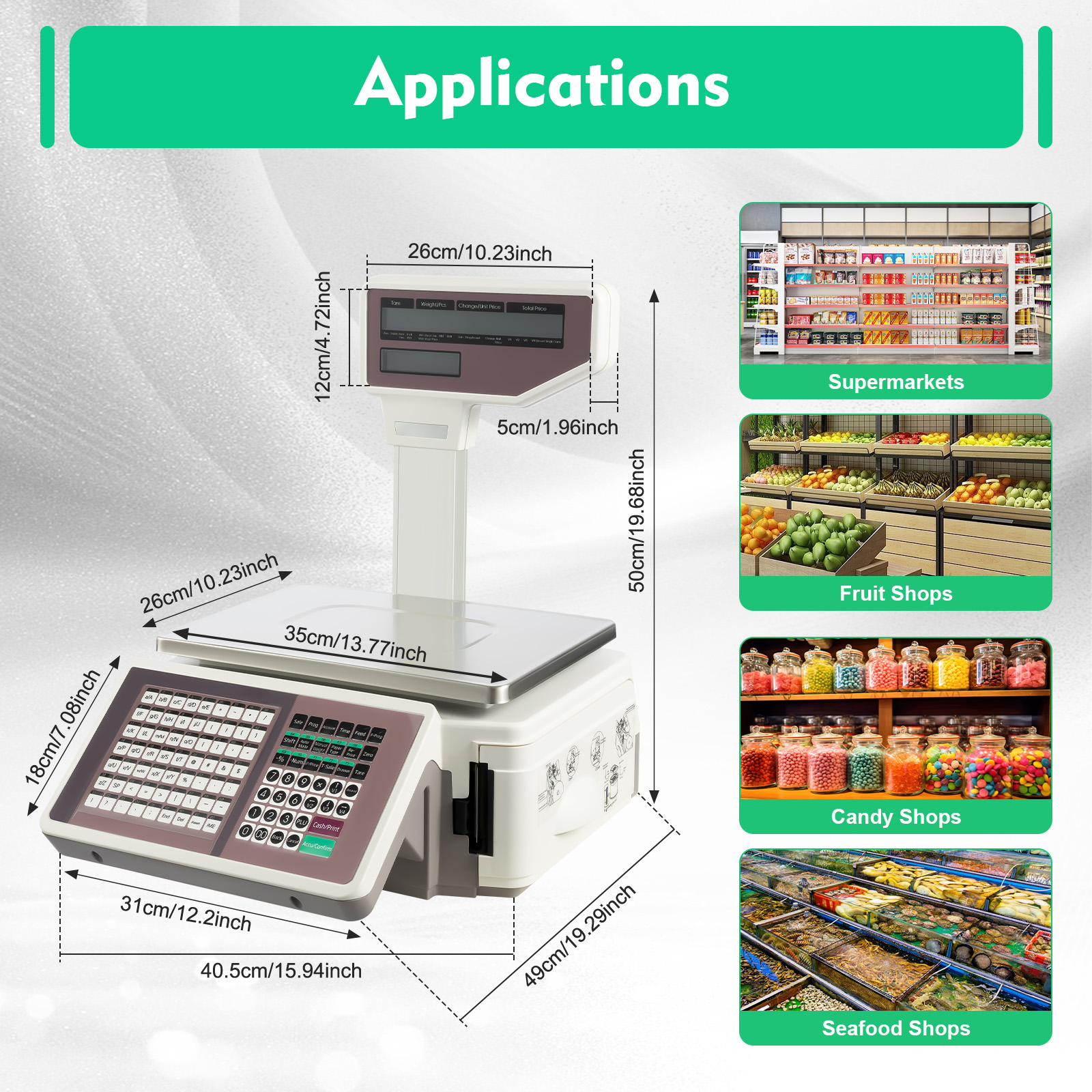 Label Printing Scale 30kg Comm - Commercial Printing Shop のレビューと価格
