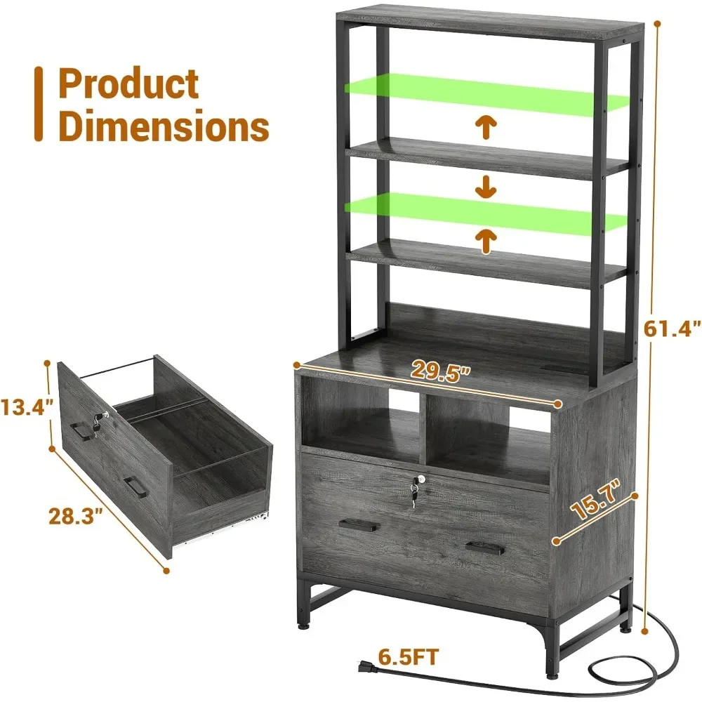 file cabinet with charging sta - Commercial Printer のレビューと価格