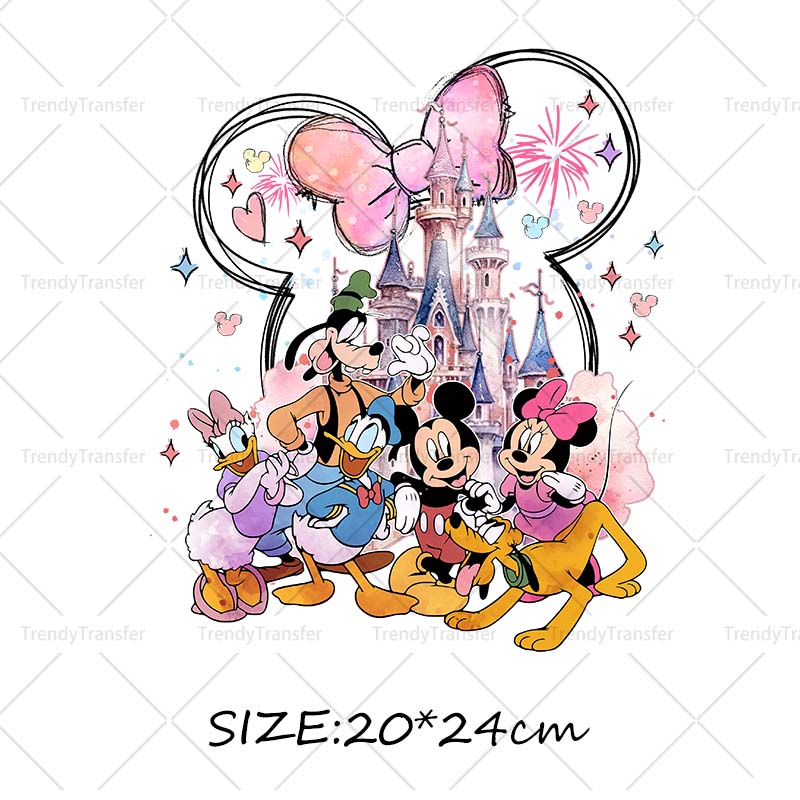 Watercolor Mickey Mouse Ear Ir - Printable Heat Transfer Vinyl のレビューと価格