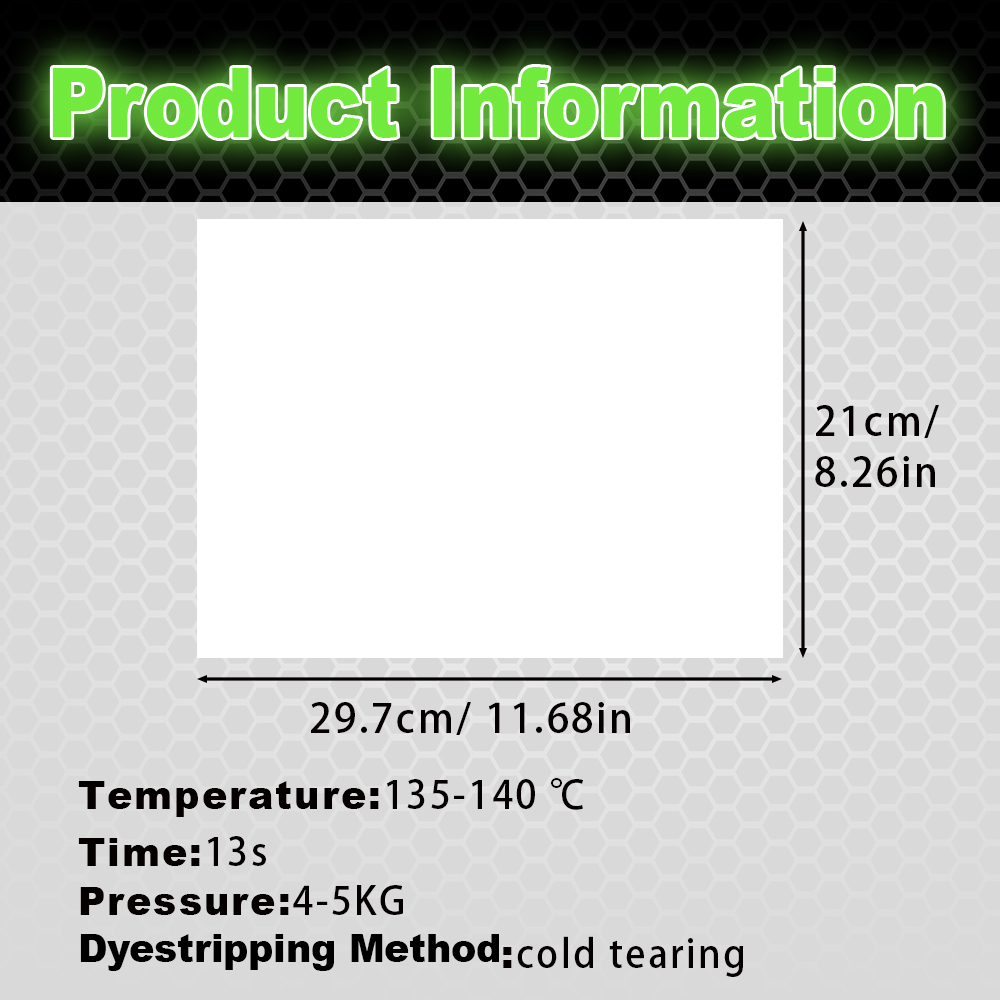 30pcs DTF luminous printing fi - Printable Heat Transfer Vinyl のレビューと価格