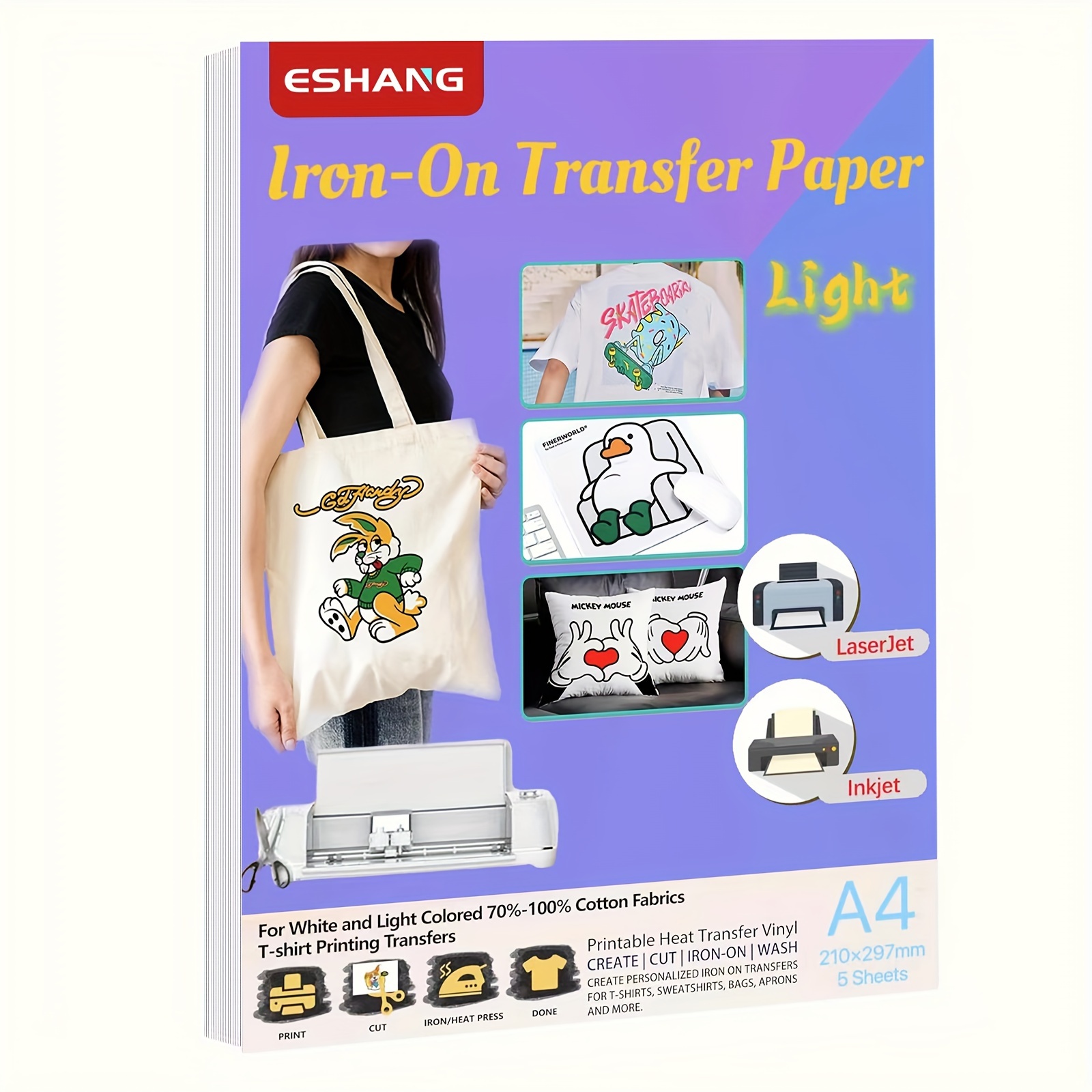 A4 Size Heat Transfer Paper Fo - Printable Heat Transfer Vinyl のレビューと価格