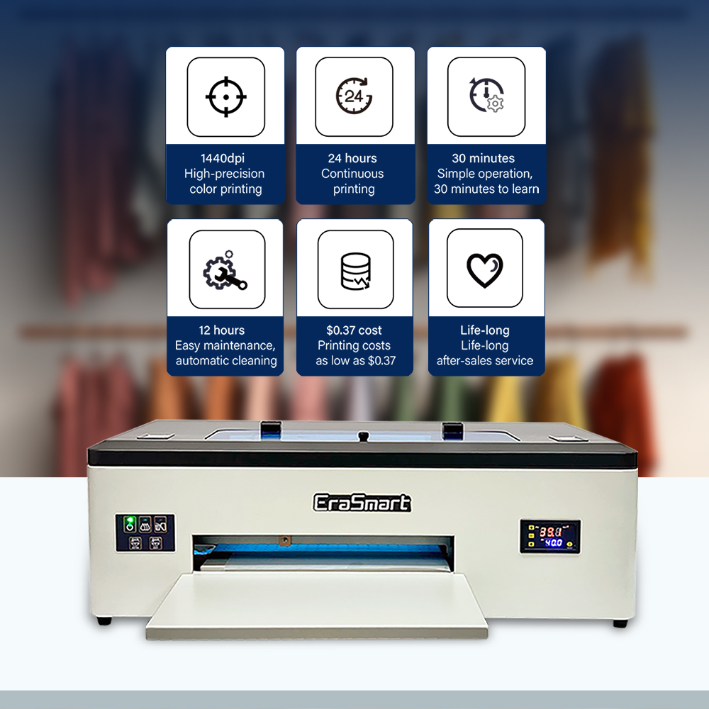 EraSmart 1390 Print Head Inkje - Commercial Dtf Printing Machine のレビューと価格