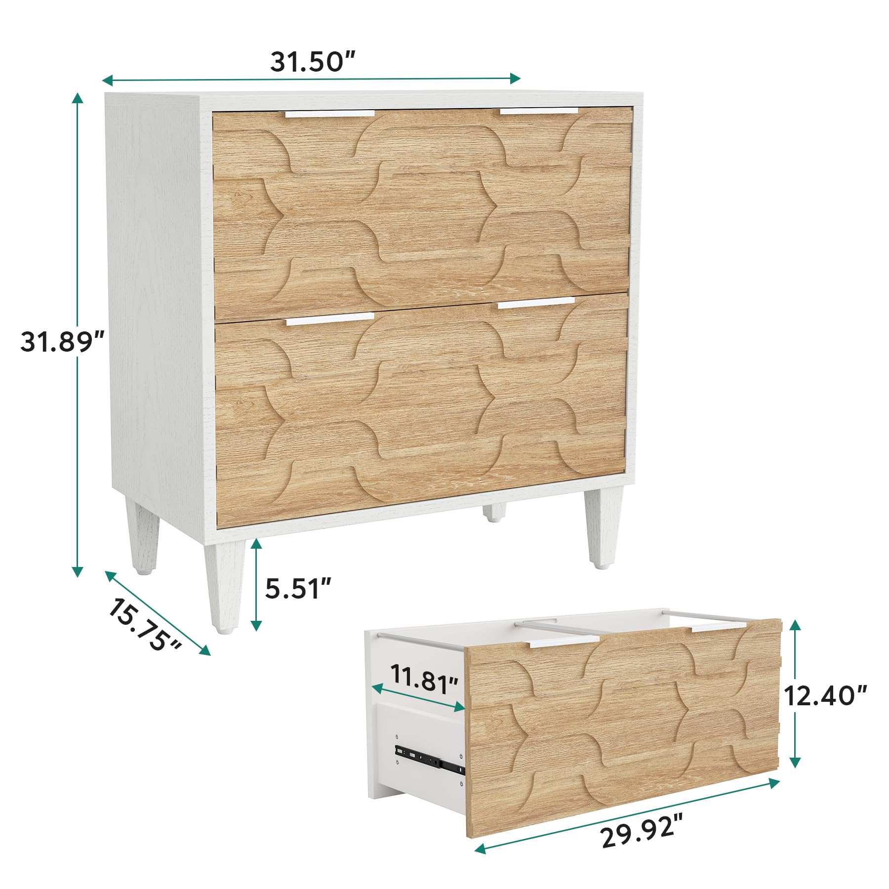 Tribesigns 2-Drawer File Cabin - Commercial Printer のレビューと価格