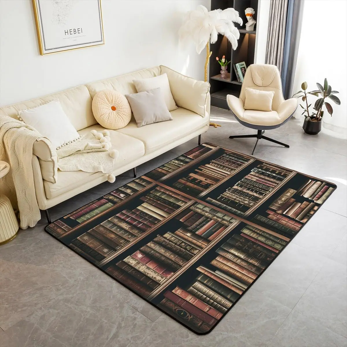 Bookshelf Area Rug for Teen St - Commercial Book Printing Machines のレビューと価格