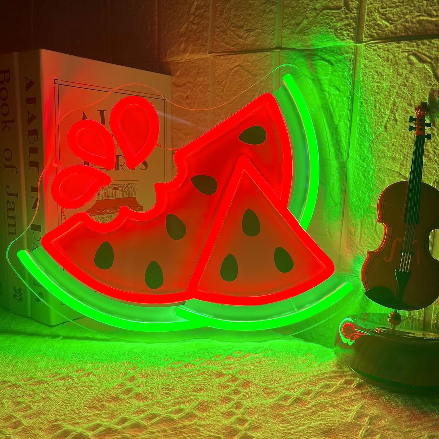 Watermelon Neon Sign UV Print  - Commercial Printing Shop のレビューと価格