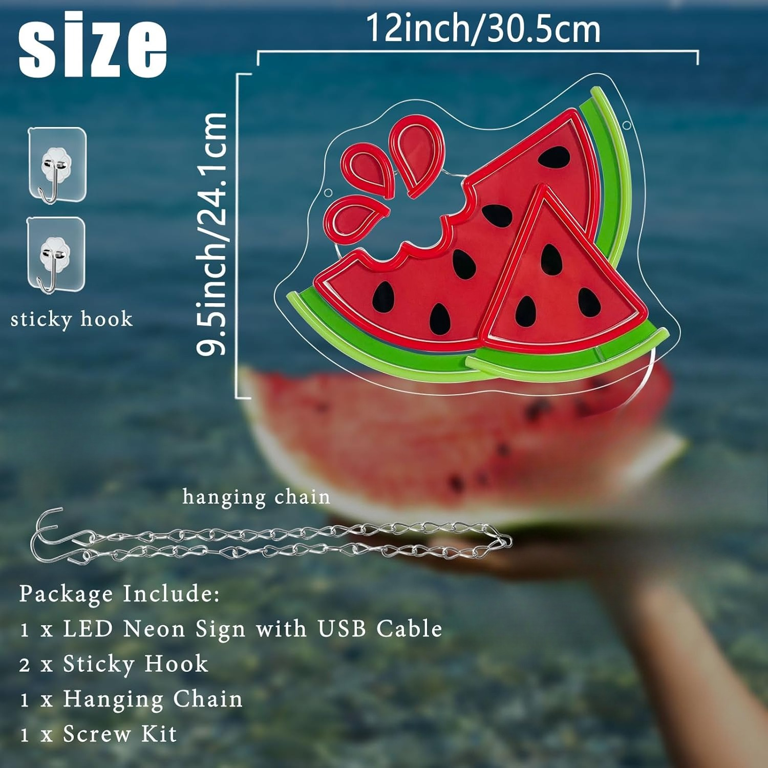 Watermelon Neon Sign UV Print  - Commercial Printing Shop のレビューと価格