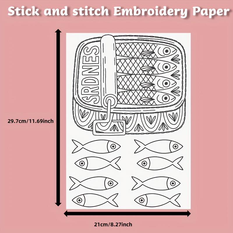2 Sheets Hand-Stitched Embroid - Embroidery Stabilizer Backing のレビューと価格