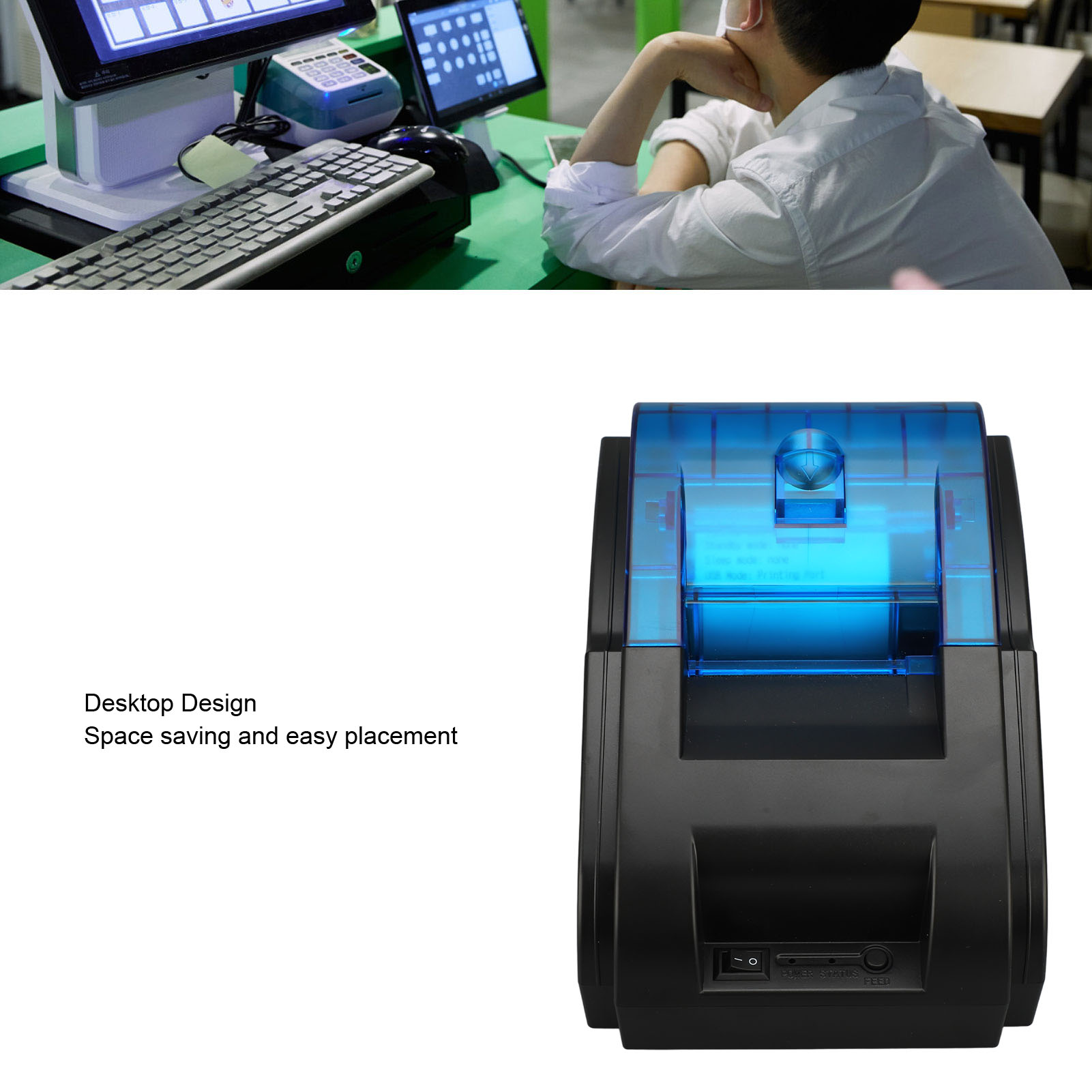 58mm Thermal Receipt Printer T - Commercial Printer のレビューと価格