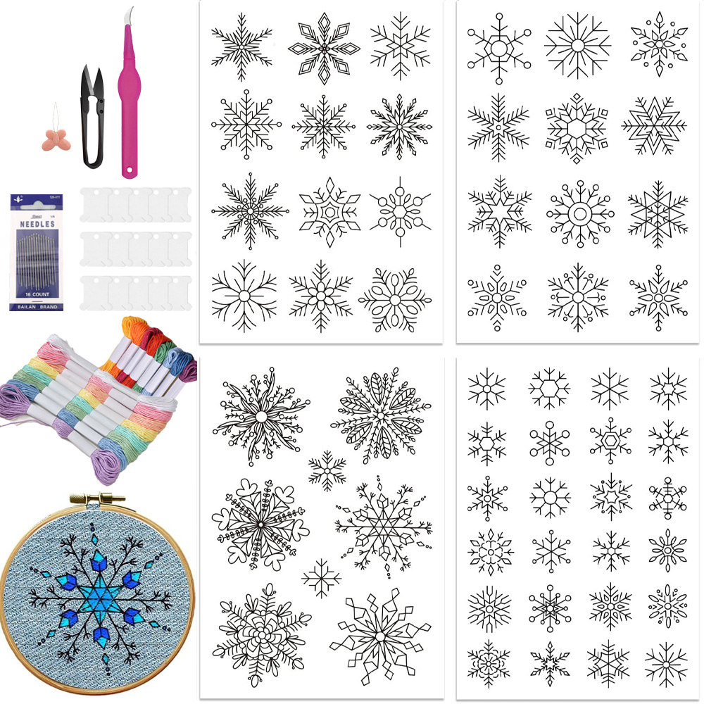 Snowflake Wreath Stick and Sti - Embroidery Stabilizer Backing のレビューと価格