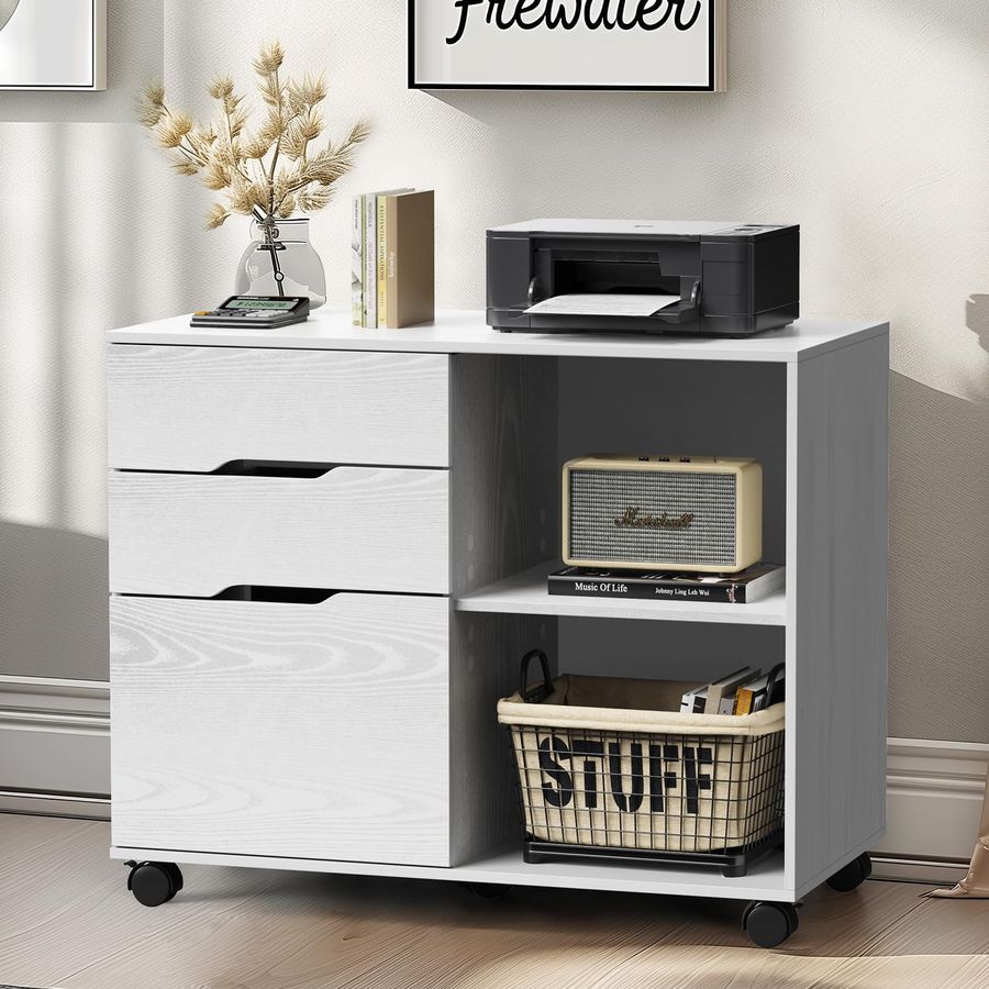 Lateral File Cabinet with 3 Dr - Commercial Printer のレビューと価格