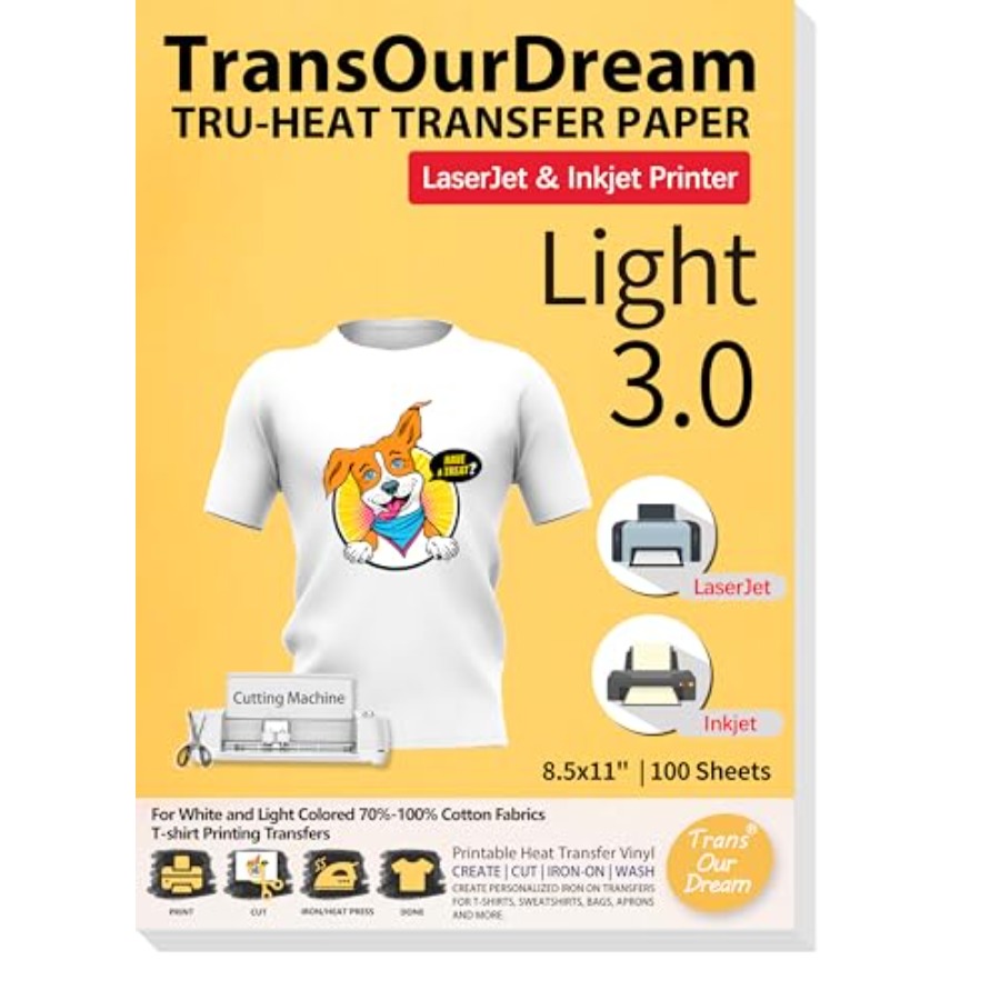 Tru-Heat Transfer Paper for In - Printable Heat Transfer Vinyl のレビューと価格