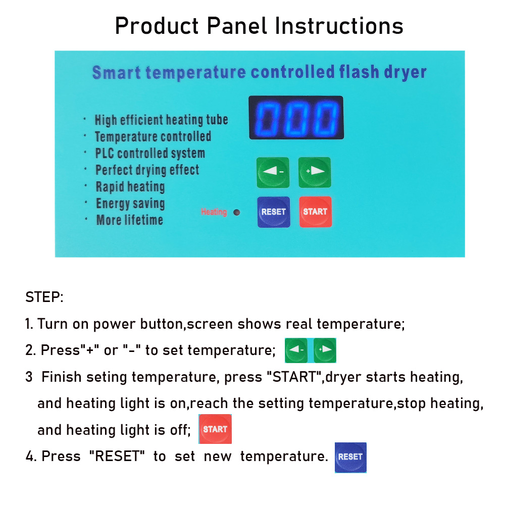 40x40cm/16x16inch 1.6KW Infrar - Flash Dryer Screen Print のレビューと価格